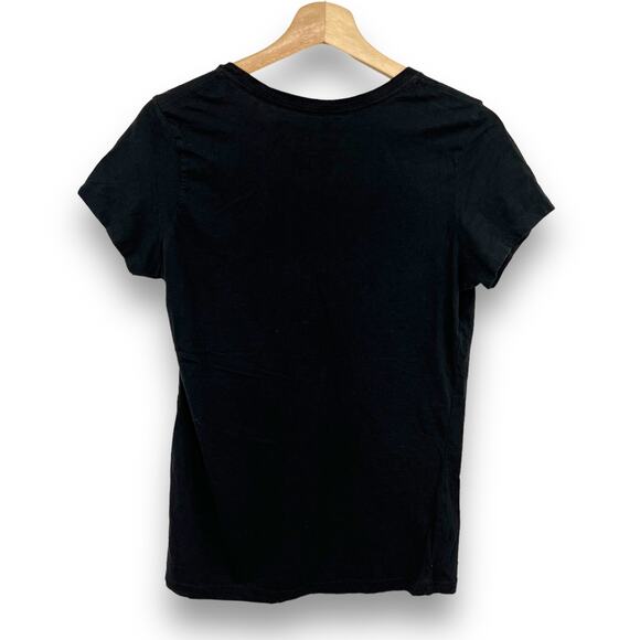 Majestic LARGE Black Giants Baseball MLB Fitted Tee Shirt T-Shirt Short Sleeve - Picture 2 of 9